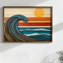 Wallity TUN120-XL Pintura Decorativa en MDF con Marco Multicolor